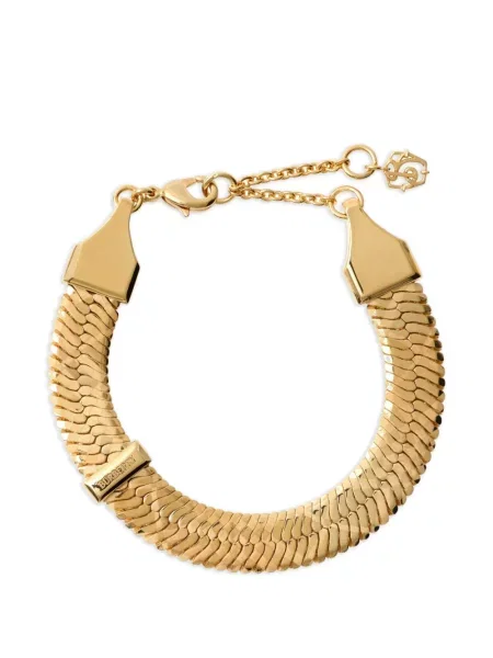 Brăţară Burberry în carouri auriu