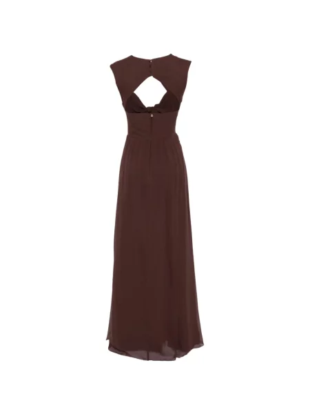 Rochie Raquel Diniz de costum maro