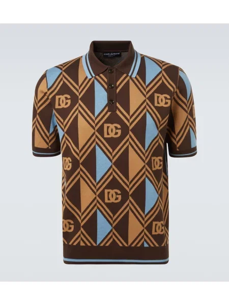 Polo majica Dolce&gabbana iz žakarda