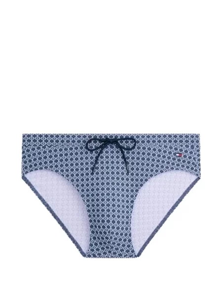 Slip de baie Tommy Hilfiger cu cordon albastru
