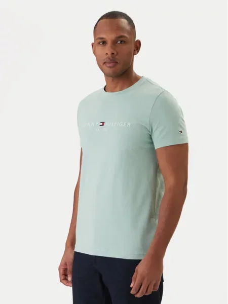 Tommy Hilfiger Majica Logo zelena