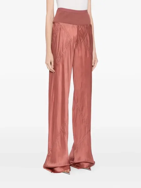 Pantaloni Rick Owens roșu