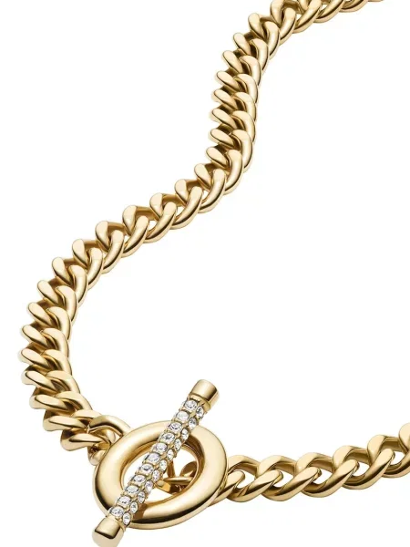 Fossil намисто з хірургічної сталі з кристалом Carlie