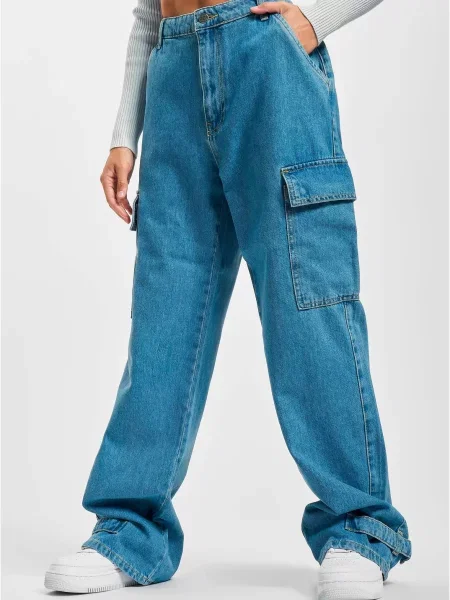 Pantaloni cargo Def albastru