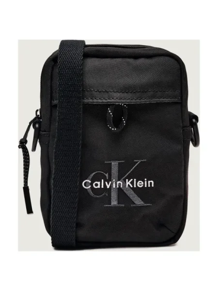 Calvin Klein Geantă de umăr / alb negru