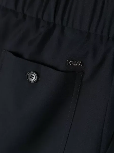 Spodnie dziecięce Emporio Armani niebieskie