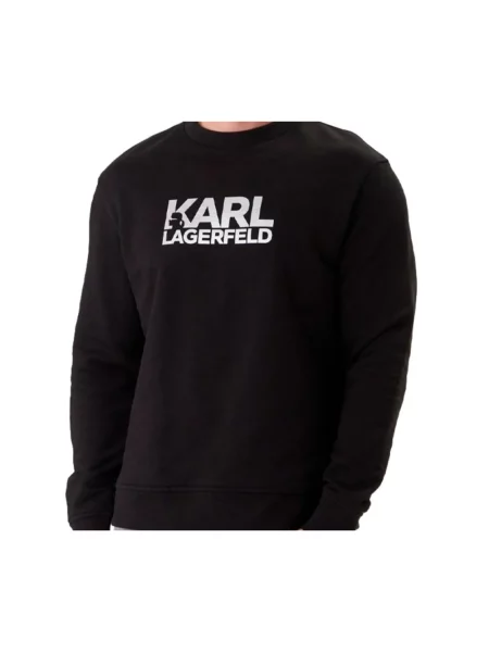 Bluza nierozpinana Karl Lagerfeld czarna
