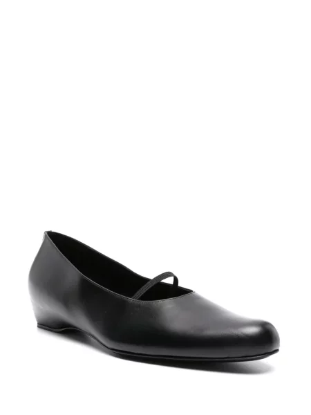 Balerini The Row din piele negru