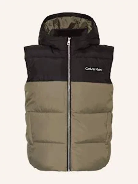 Calvin Klein Vesta olivová/ černá zelená