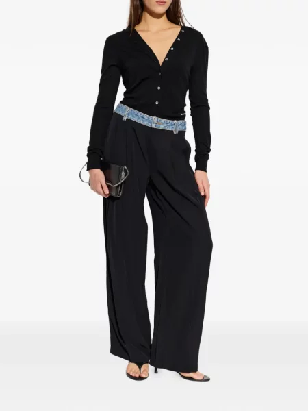 Cardigan Alexander Wang de lână negru
