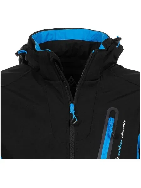 Geacă Peak Mountain softshell negru