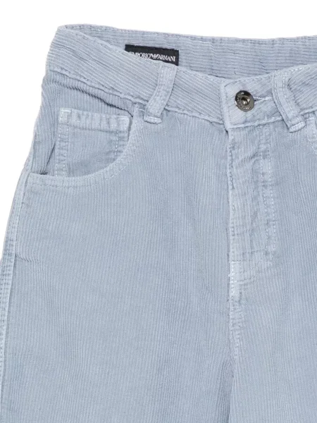 Spodnie dziecięce Emporio Armani niebieskie