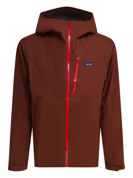 Jakna Patagonia s kapuljačom smeđa