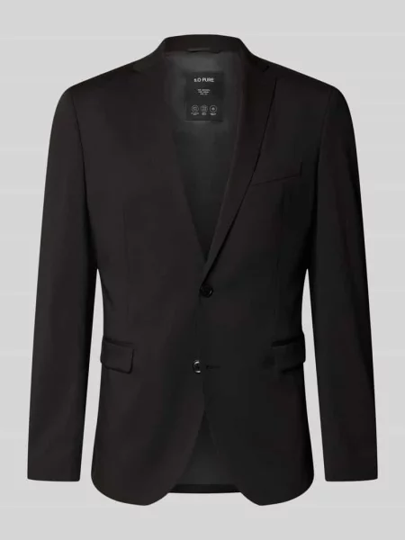 Marynarka do garnituru zapinana na dwa S.oliver Black Label czarna
