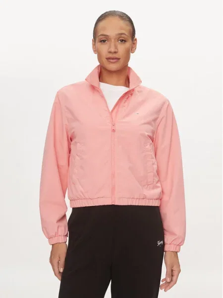 Tommy Jeans Széldzseki Essential rózsaszín