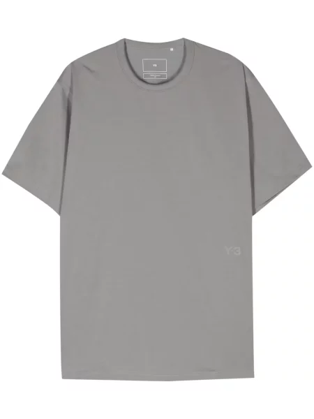 Tricou Y-3 cu imagine gri