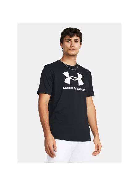 Under Armour T-shirt Ua Sportstyle Logo Update Ss Loose Fit crna
