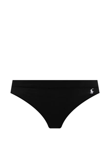 Pijamale Polo Ralph Lauren cu autograf cu dungi din piele negru