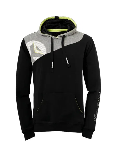 KEMPA Hanorac sport gri / negru alb