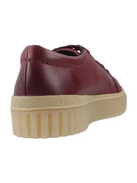 Pantofi Clarks bordo