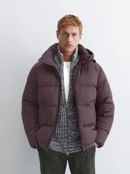 Пуховик Marc O'polo бордовый