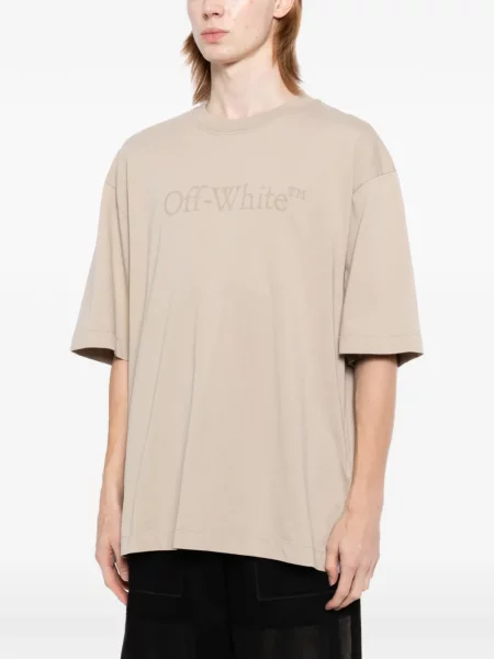 Tricou Off-white cu imagine alb
