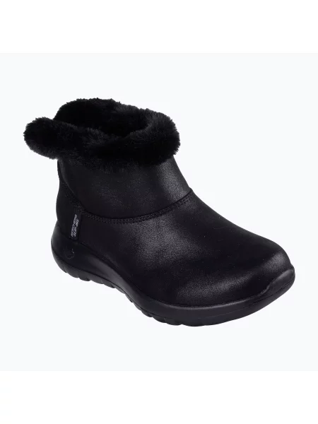 Ghete pentru femei SKECHERS On-The-Go Joy Cozy Dream black negru