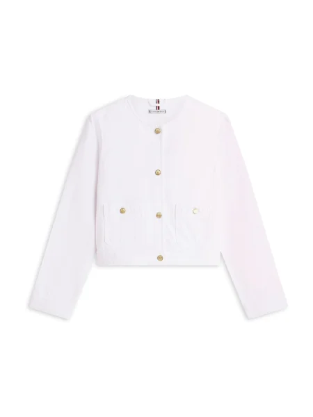 TOMMY HILFIGER Prehodna jakna bela