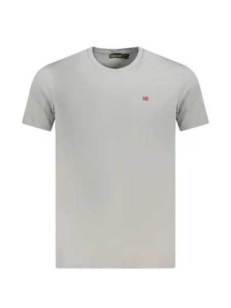 Tricou Napapijri cu autograf gri
