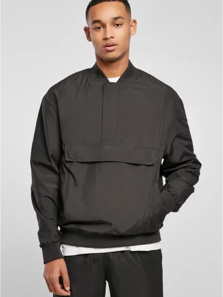 Urban Classics Geacă de primăvară-toamnă negru