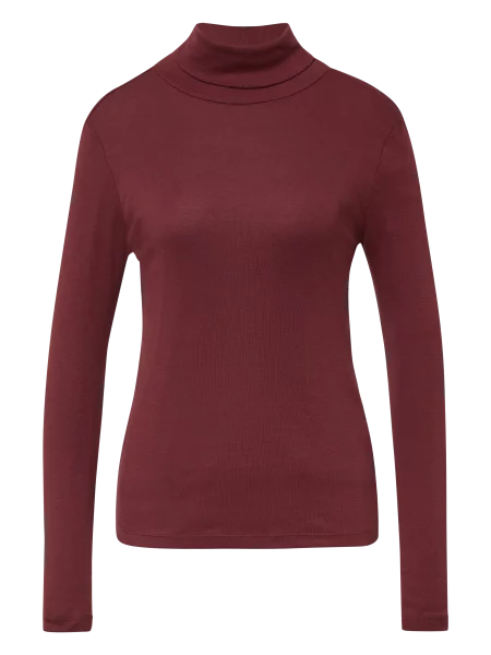 Sweter z golfem S.oliver Red Label czerwony