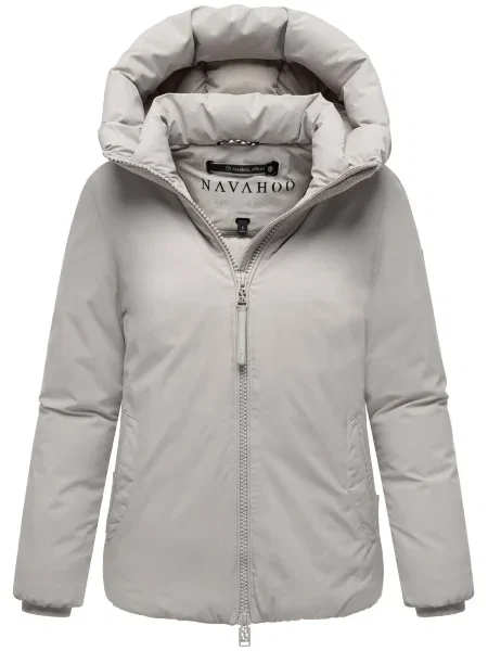NAVAHOO Geacă de iarnă Blütenlicht kitt alb
