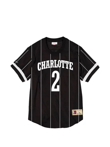 Tricou Mitchell & Ness cu decolteu rotund negru