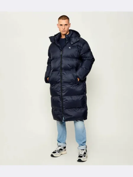 Kabát Calvin Klein Jeans sötétkék
