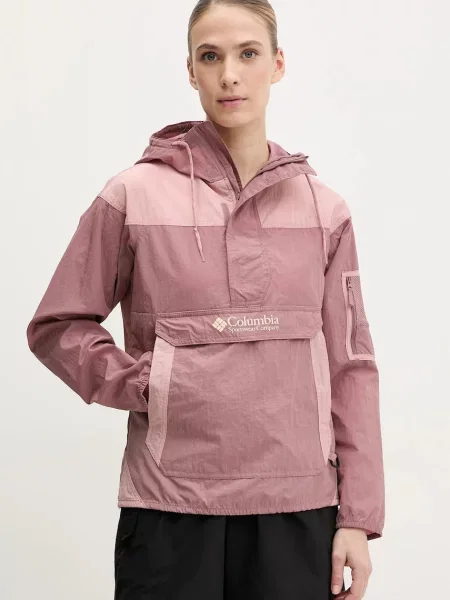 Geacă de vânt Columbia roz