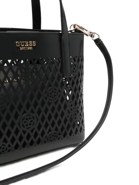 Geantă shopper Guess negru