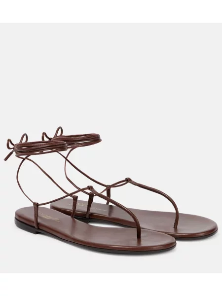 Sandale Gianvito Rossi din piele maro