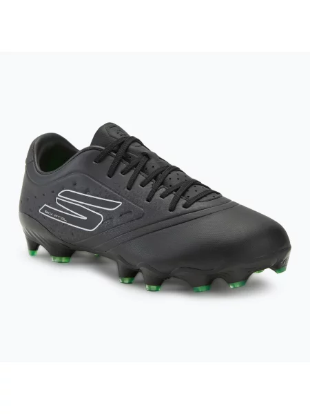 Încălțăminte de fotbal pentru bărbați Skechers Razor Academy Gold FG black/silver negru