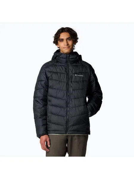 Pánska páperová bunda Columbia Labyrinth Loop II Hooded black čierna