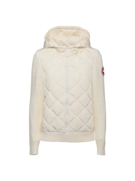 Kurtka Canada Goose wełniana pikowana biała