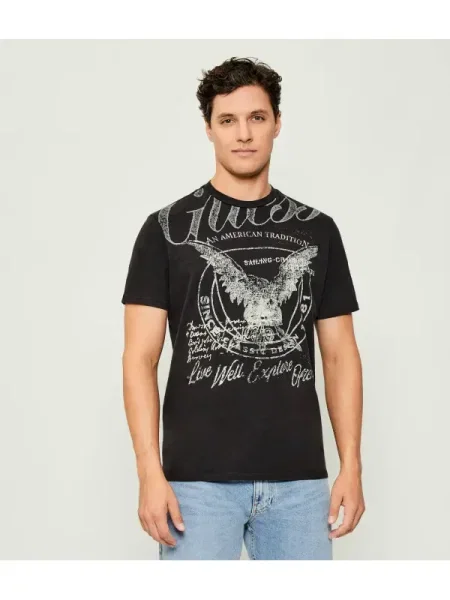GUESS Tricou negru