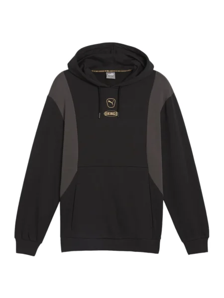 PUMA Športna majica temno siva črna