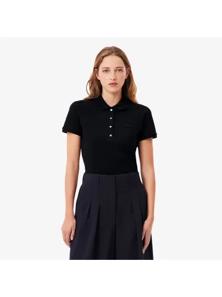 Поло Lacoste черное