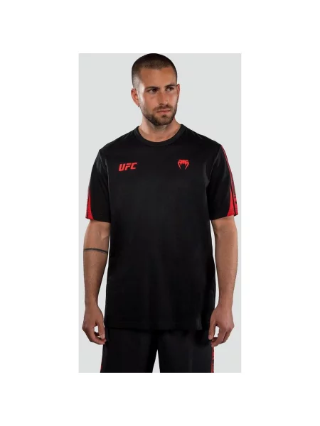 Koszulka z krótkim rękawem Venum x UFC Unity Fight Week czerwony S czarny
