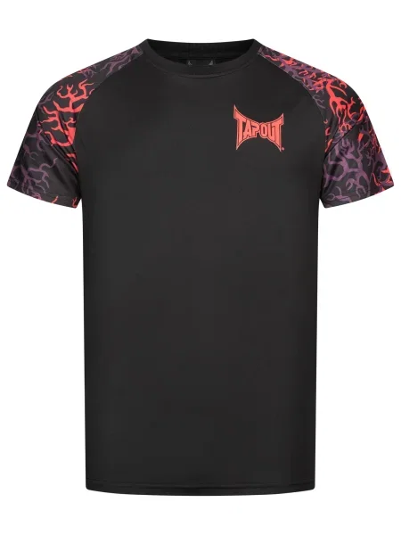 Tapout Sportiniai marškinėliai TAPROOT raudona juoda