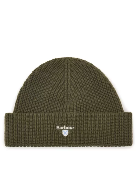 Barbour Czapka Cascade Khaki zielona