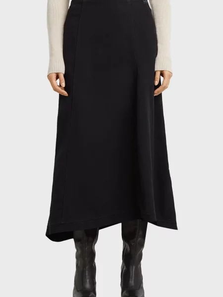 Спідниця G-star Raw кльош чорна