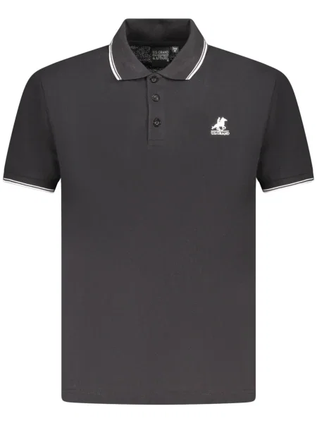 Polo majica U.s. Grand Polo s kratkimi rokavi črna
