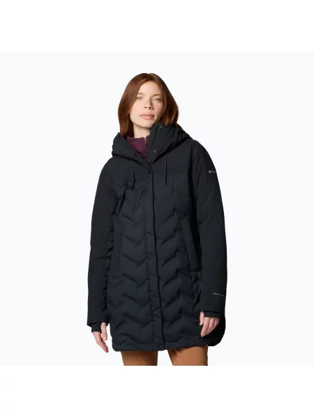 Dámský péřový kabát Columbia Mountain Croo III Mid Down Coat black černý