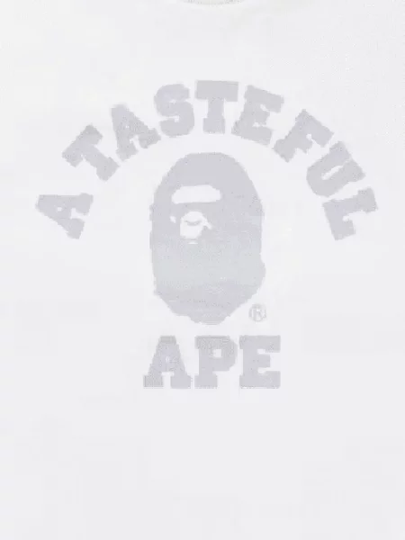 Tricou A Bathing Ape® scurt alb